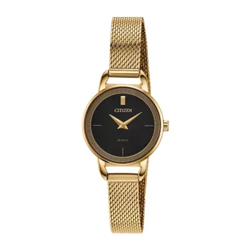 Citizen Quartz Womens Gold Tone Stainless Steel Bracelet Watch Ez7002-54e