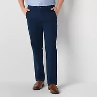 St. John's Bay Stretch Chino Mens Relaxed Fit Flat Front Pant