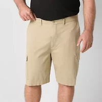 St. John's Bay Comfort Waist 10" & 11"  Mens Big and Tall Stretch Fabric Cargo Short