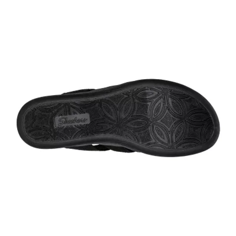 Skechers Womens Pier Lite Memory Maker Wedge Sandals