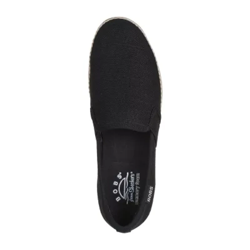 Skechers Bobs Flexpadrille Lo Womens Closed Toe Slip-On Shoe