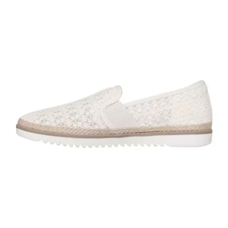 Skechers Bobs Flexpadrille Lo Too Ritz Womens Closed Toe Slip-On Shoe