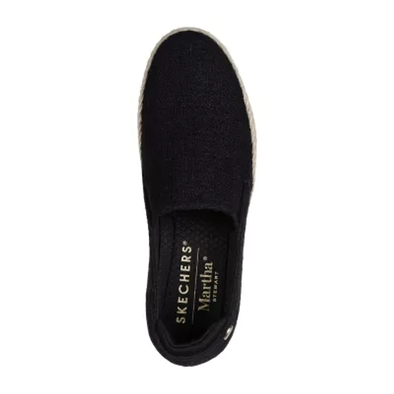 Skechers Bobs Martha Stewart Sesame By The Bay Womens Slip-On Shoe