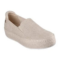 Skechers Bobs Martha Stewart Sesame By The Bay Womens Round Slip-On Shoe