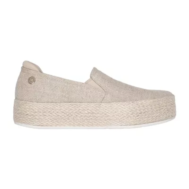 Skechers Bobs Martha Stewart Sesame By The Bay Womens Round Slip-On Shoe