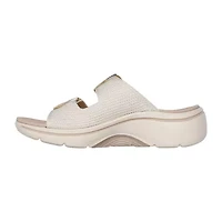 Skechers Womens Go Walk Arch Fit 2.0 Slide Sandals
