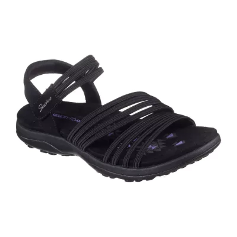 Skechers Womens Reggae Slim Coffee Run Strap Sandals