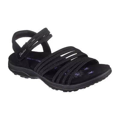 Skechers Womens Reggae Slim Coffee Run Strap Sandals