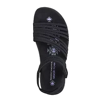Skechers Womens Reggae Slim Coffee Run Strap Sandals