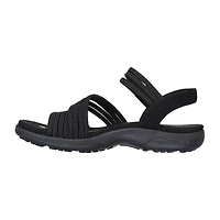 Skechers Womens Reggae Slim Coffee Run Strap Sandals