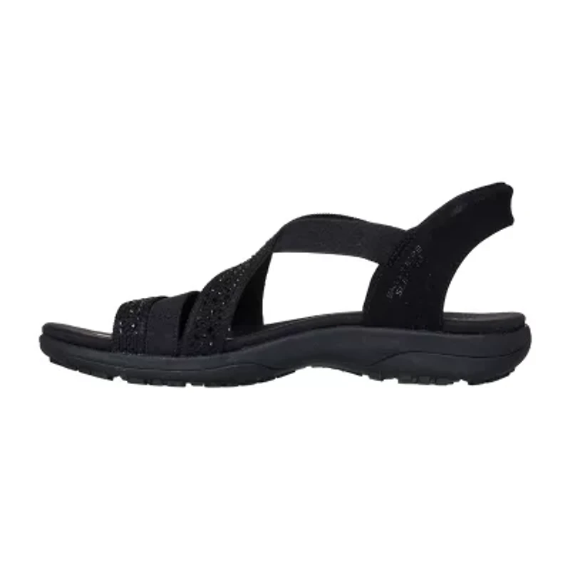 Skechers Womens Reggae Slim Summer Sparkle Strap Sandals