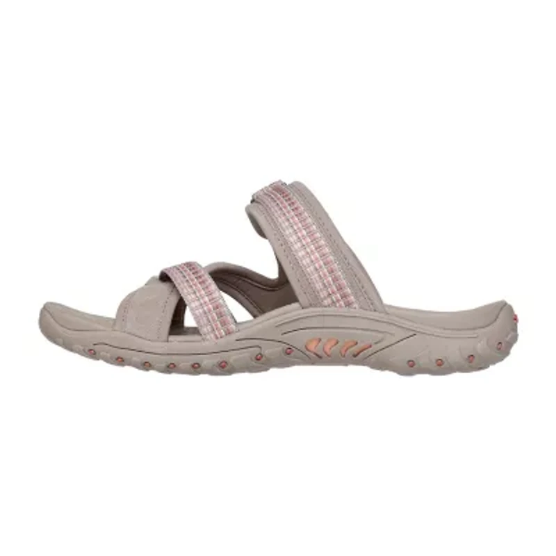 Skechers Womens Reggae Color-Full Slide Sandals
