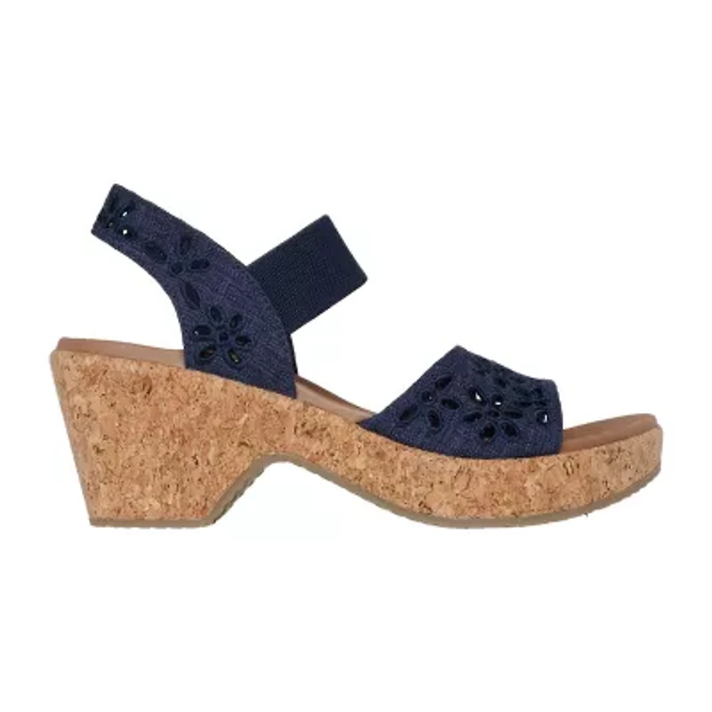 Skechers Womens Brystol Beach Bliss Wedge Sandals