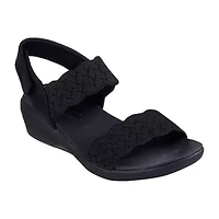Skechers Womens Arya On The Rise Wedge Sandals