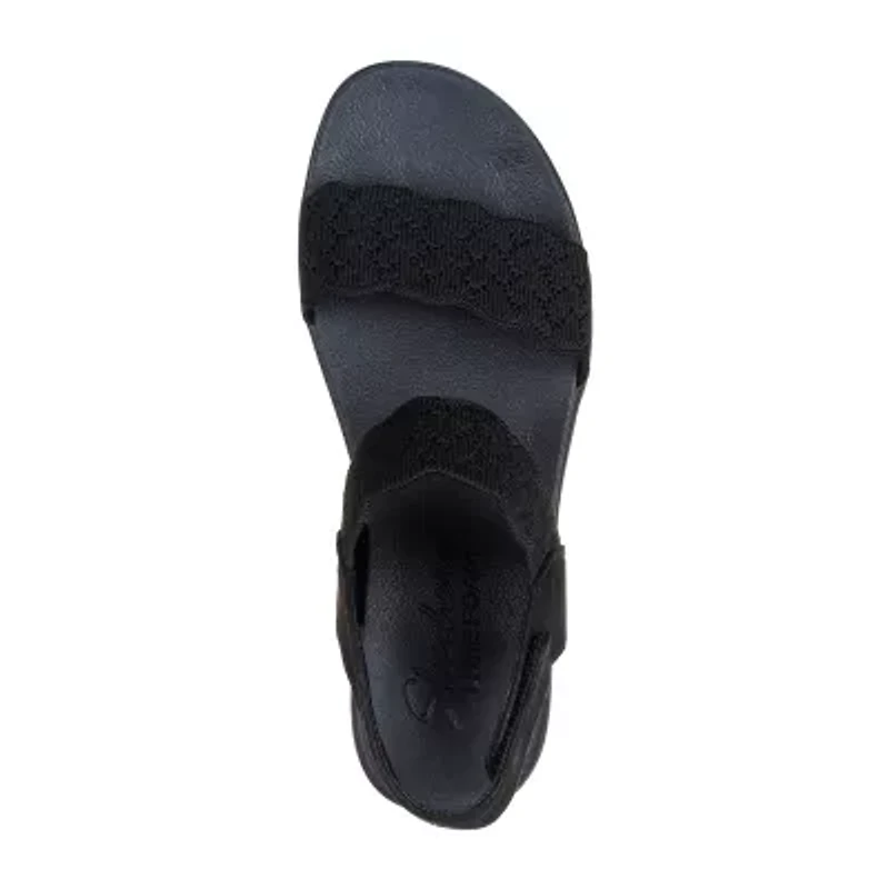 Skechers Womens Arya On The Rise Wedge Sandals