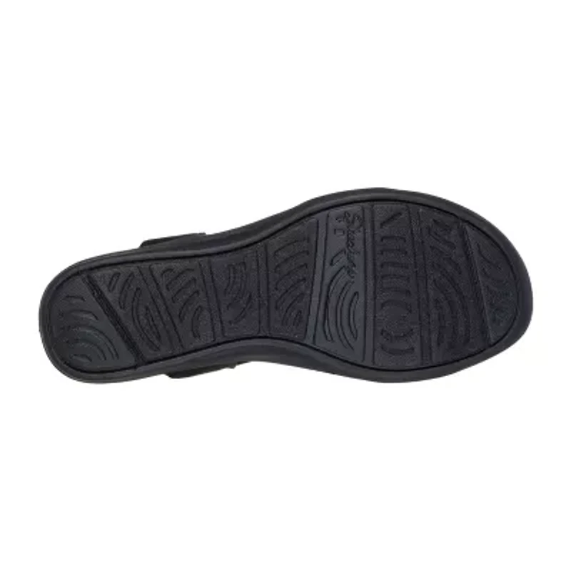 Skechers Womens Arya On The Rise Wedge Sandals