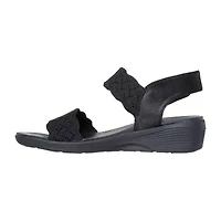 Skechers Womens Arya On The Rise Wedge Sandals
