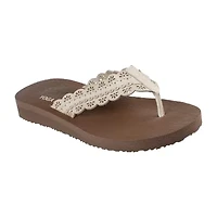 Skechers Womens Meditation Catching Sun Flip-Flops