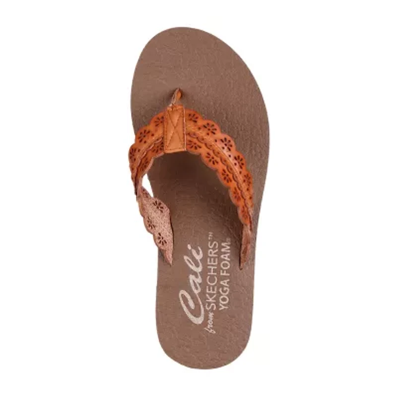Skechers Womens Meditation Catching Sun Flip-Flops