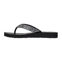 Skechers Womens Meditation Evening Shine Flip-Flops