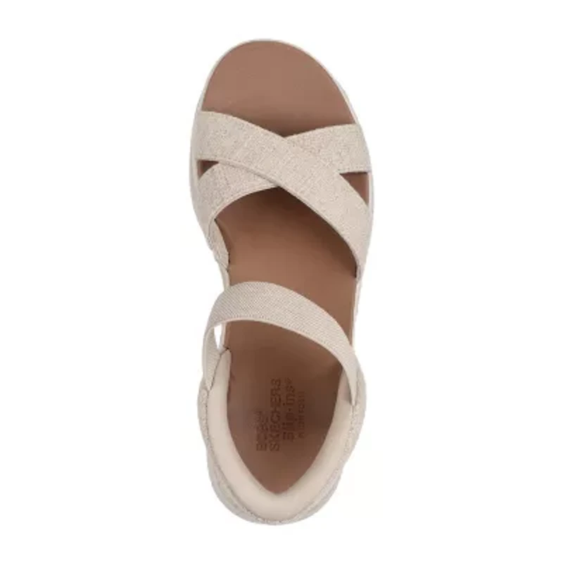 Skechers Bobs Womens Sun Ray Strap Sandals
