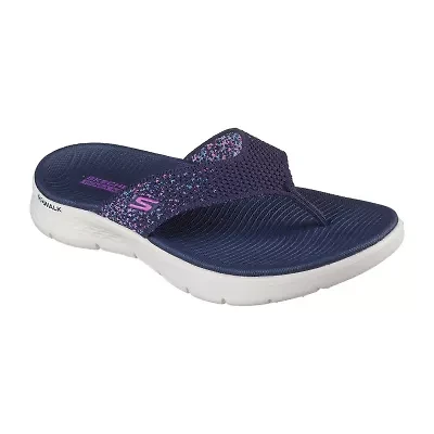 Skechers Womens Go Walk Flex Sprinkles Flip-Flops