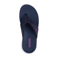 Skechers Womens Go Walk Flex Sprinkles Flip-Flops