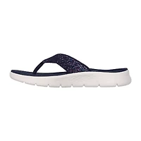 Skechers Womens Go Walk Flex Sprinkles Flip-Flops