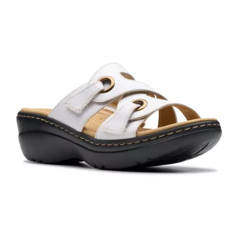 Clarks Womens Merliah Cove Wedge Sandals