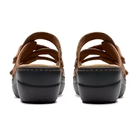 Clarks Womens Merliah Cove Wedge Sandals