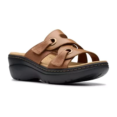 Clarks Womens Merliah Cove Wedge Sandals