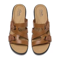 Clarks Womens Merliah Cove Wedge Sandals