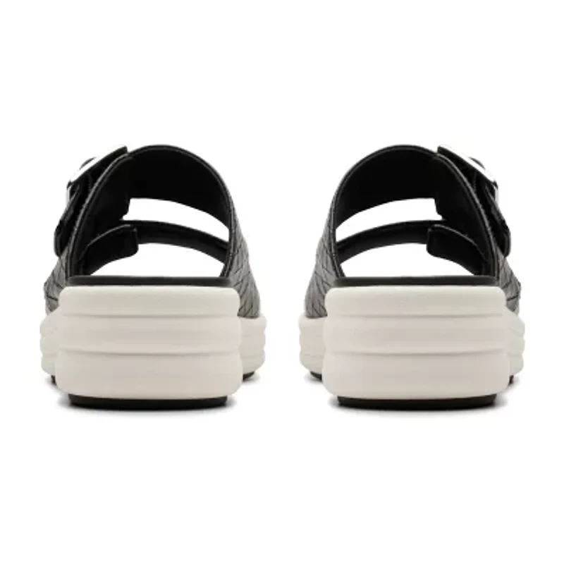 Clarks Cloudsteppers Womens Drift Buckle Slide Sandals