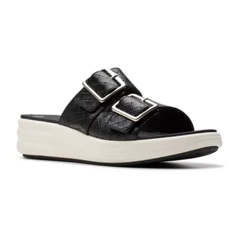 Clarks Cloudsteppers Womens Drift Buckle Slide Sandals