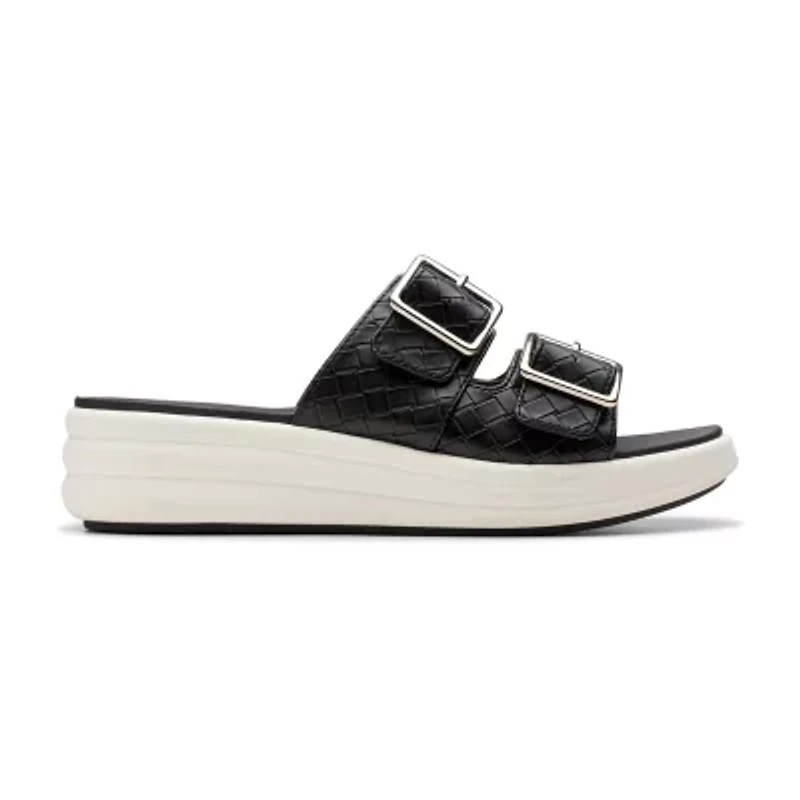 Clarks Cloudsteppers Womens Drift Buckle Slide Sandals