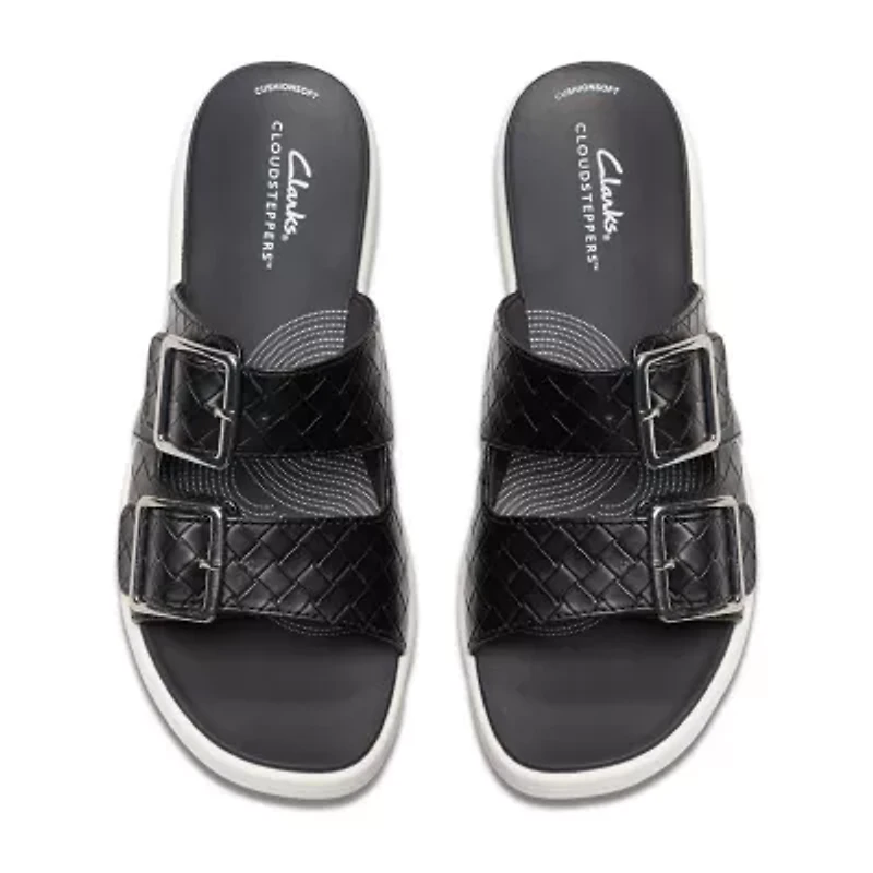 Clarks Cloudsteppers Womens Drift Buckle Slide Sandals