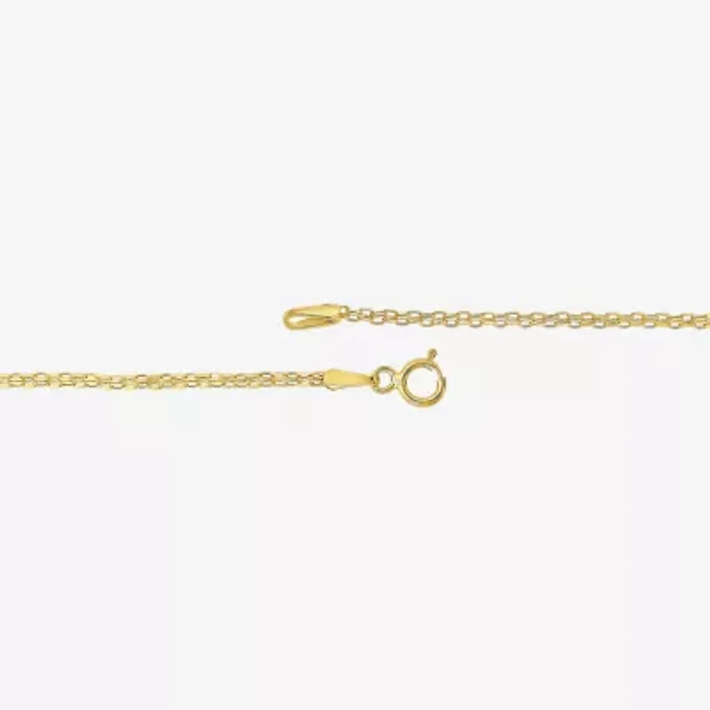 Womens 14K Gold 16 Inch Fashion Chain Necklace
