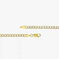 Made in Italy Unisex Adult 10K Gold 20 Inch Curb Chain Necklace