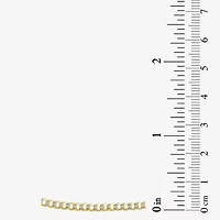 Made in Italy Unisex Adult 10K Gold 20 Inch Curb Chain Necklace
