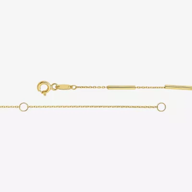 Womens 10K Gold 16 Inch Fashion Chain Necklace