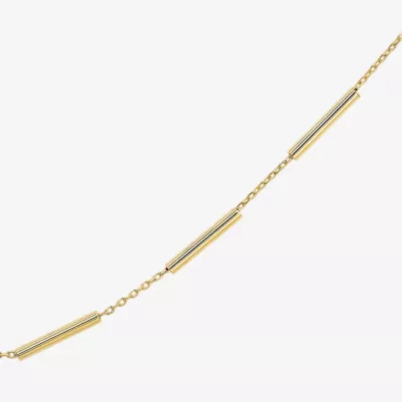Womens 10K Gold 16 Inch Fashion Chain Necklace