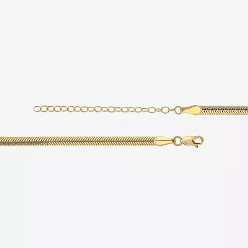 Womens 14K Gold 18 Inch Snake Chain Necklace