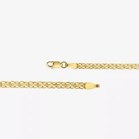 Womens 10K Gold 18 Inch Fashion Chain Necklace
