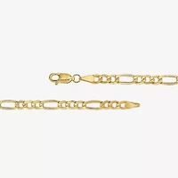 Made in Italy Unisex Adult 10K Gold 20 Inch Figaro Chain Necklace