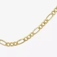 Made in Italy Unisex Adult 10K Gold 20 Inch Figaro Chain Necklace