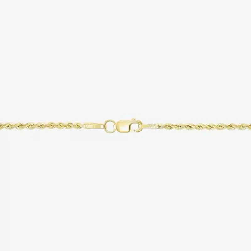 Womens 14K Gold Heart 18 Inch Pendant Necklace