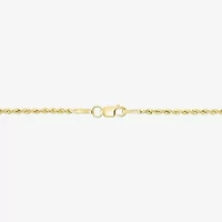 Womens 14K Gold Heart 18 Inch Pendant Necklace
