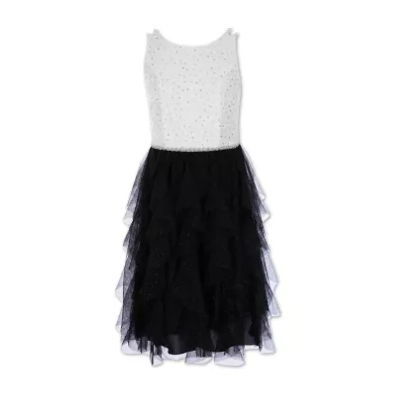Speechless Big Kid Girls Embellished Sleeveless Party Dress