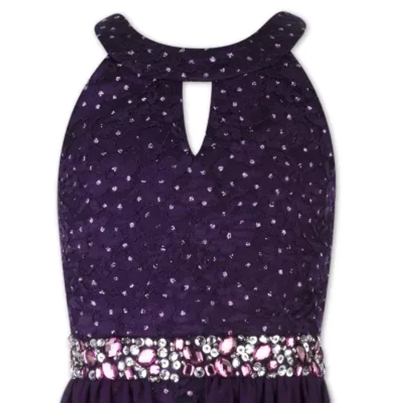 Speechless Big Kid Girls Embellished Sleeveless Party Dress