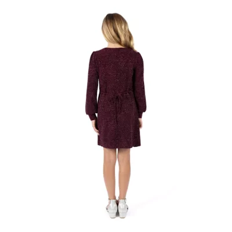 Speechless Big Kid Girls Long Sleeve Party Dress
